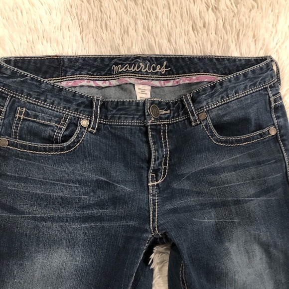 Maurice premium boot cut jeans sz 7/8 long - Picture 2 of 6
